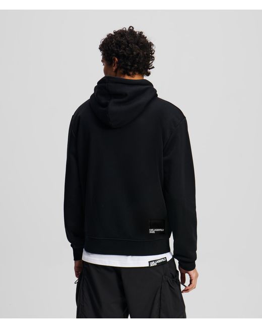 KL Jeans Black Logo Hoodie for men
