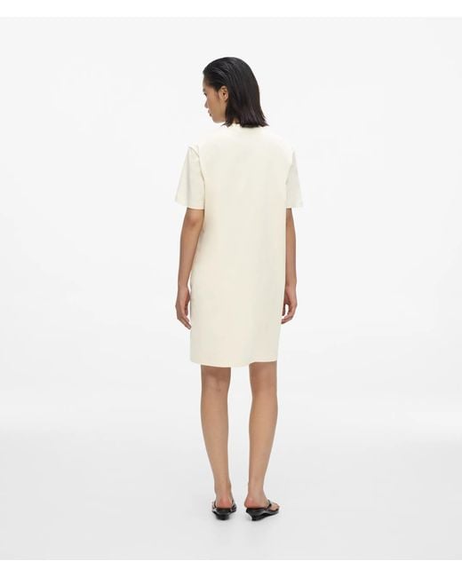 KL Jeans White Karl Quote T-Shirt Dress