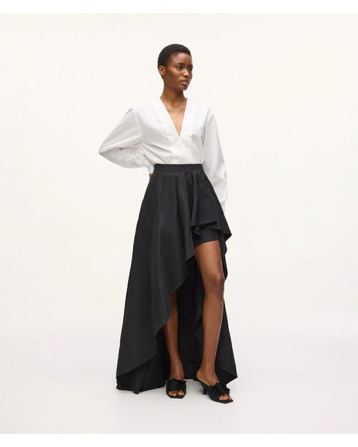 Karl Lagerfeld White Kl Studio Ruffle Skirt
