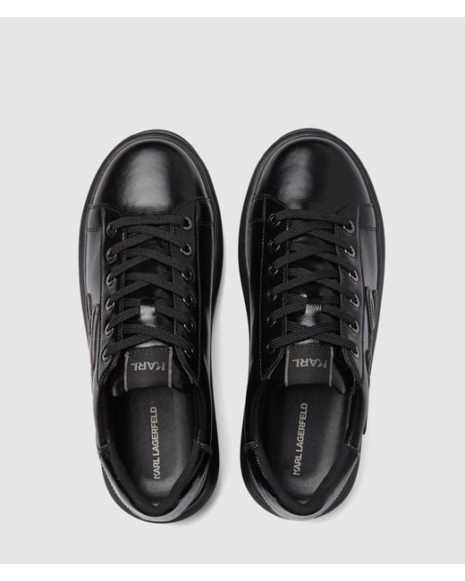 Karl Lagerfeld Black Signature Kapri Sneakers