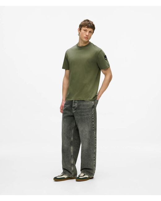 KL Jeans Green Patch Logo T-Shirt for men