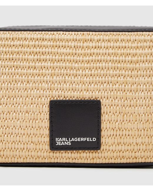 KL Jeans Natural Woven Camera Bag