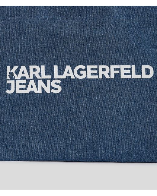 KL Jeans Blue Logo Denim Shopper