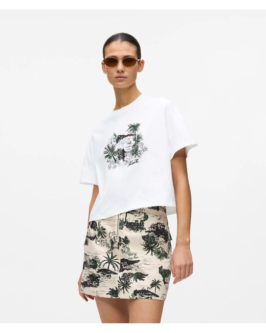 Karl Lagerfeld White Villa La Vigie T-Shirt