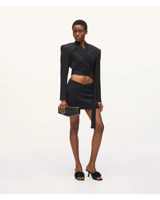 Karl Lagerfeld Black Kl Studio Mini Skort
