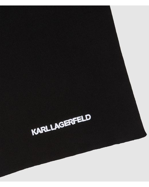Ensemble Cadeau Écharpe Et Bandeau Avec Logo, Femme, Taille Karl Lagerfeld en coloris Black