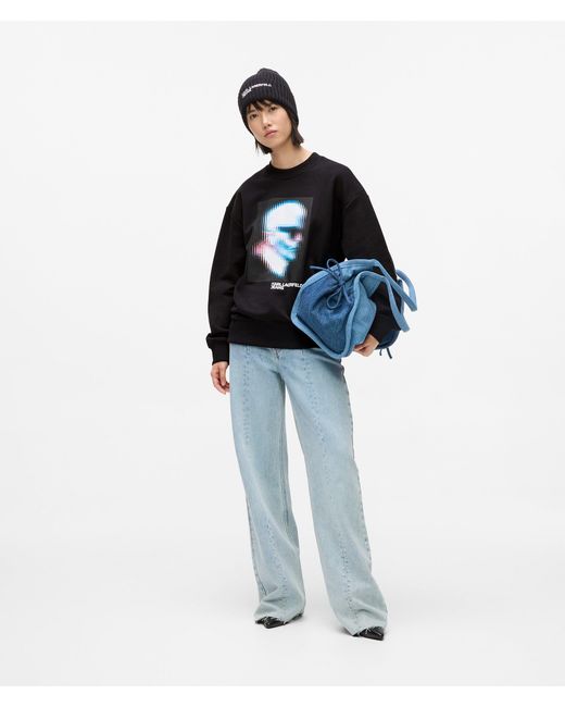 KL Jeans Black Digitized Karl Sweatshirt