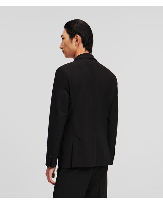 Karl Lagerfeld Black Single-breasted Jacket for men