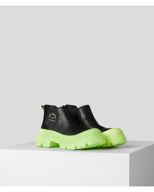 Karl Lagerfeld Green Rue St-guillaume Trekka Max Short Gore Boots
