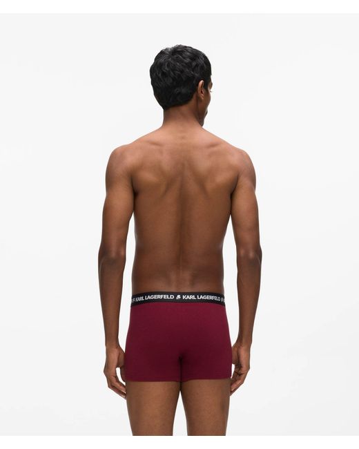 Karl Lagerfeld Blue Logo Trunks for men