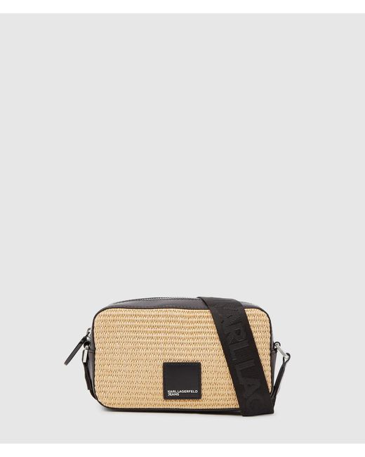 KL Jeans Natural Woven Camera Bag
