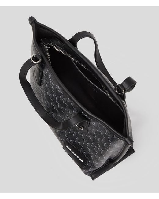 Karl Lagerfeld Black K/voyage Small Tote Bag
