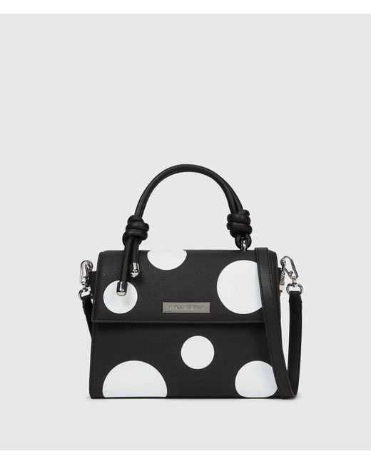 Karl Lagerfeld Multicolor Ikon Pebble Satchel Bag