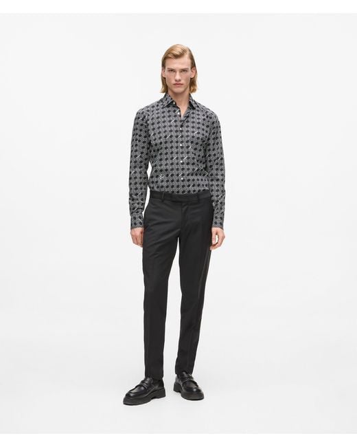 Karl Lagerfeld Blue Slim-Fit Pants for men