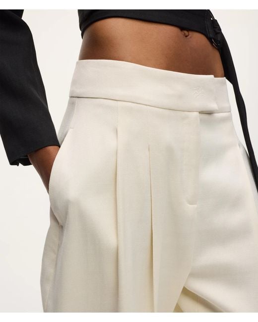 Karl Lagerfeld Natural Kl Studio Barrel-Leg Pants