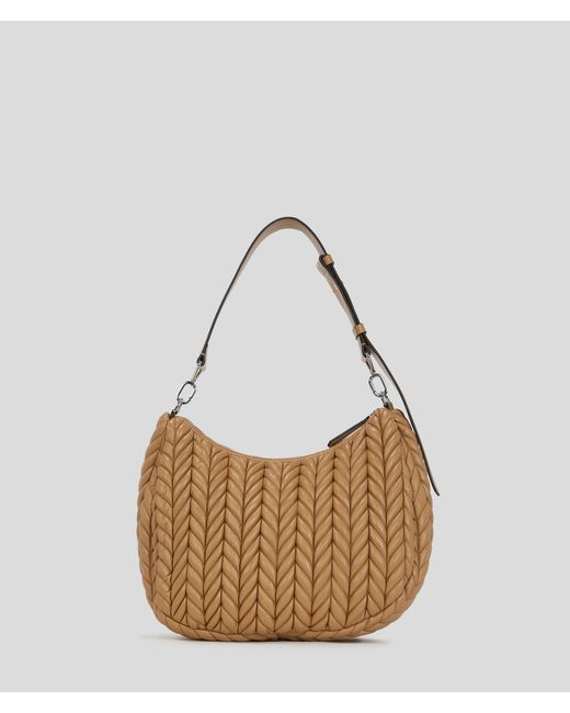 Karl Lagerfeld Brown K/weave Hobo Bag