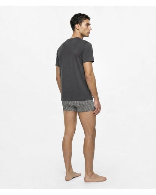 Karl Lagerfeld Multicolor Ikon Pajama T-Shirt And Trunks Gift Set for men