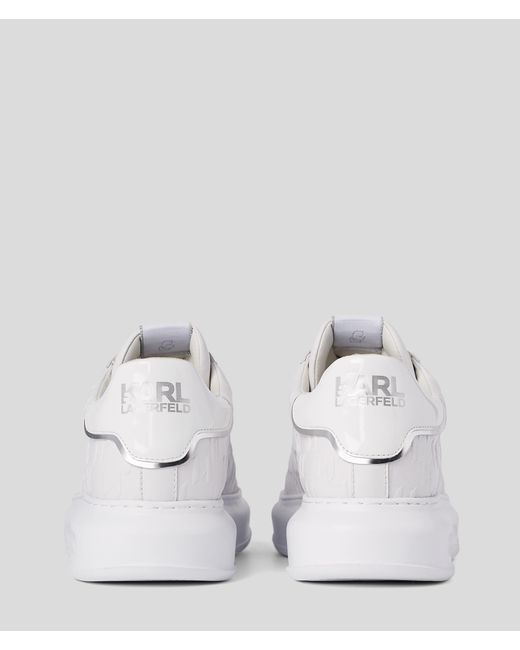 Karl Lagerfeld White K/monogram Kapri Sneaker for men