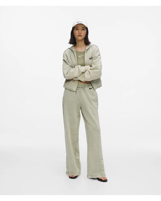 KL Jeans Green Washed Relaxed Sweatpants