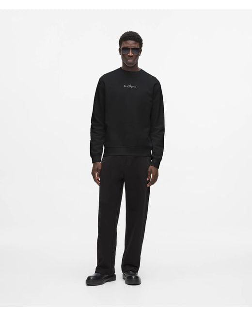 Karl Lagerfeld Sweatshirt Mit Karl-Print, Herren, Größe in Black für Herren