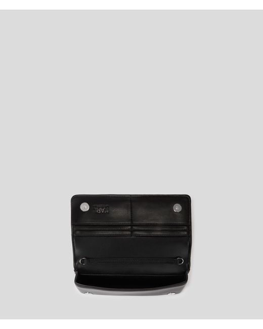 Karl Lagerfeld Black K/kushion Crossbody Wallet