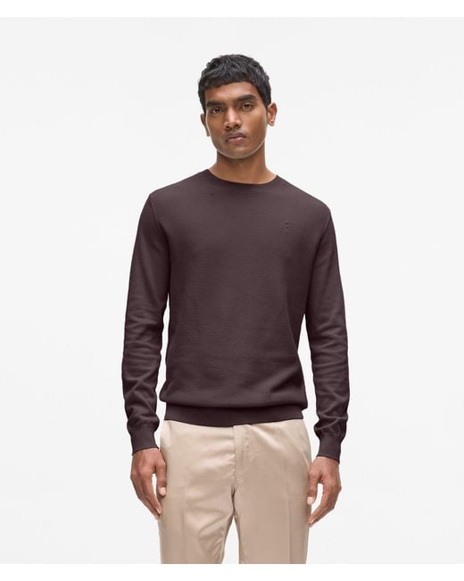 Karl Lagerfeld Red Kameo Crewneck Sweater for men