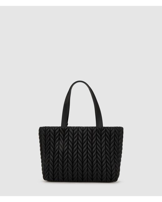 Karl Lagerfeld Black K/Weave Medium Tote Bag
