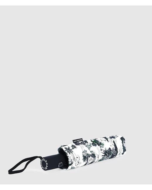 Karl Lagerfeld Multicolor K/Signature Villa De Vigie Small Umbrella, Multicoloured