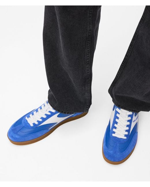 KL Jeans Blue Kandidate Lace Mix Sneakers for men