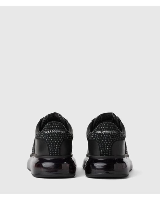 Karl Lagerfeld Black Kapri Kushion Rhinestone Sneakers for men
