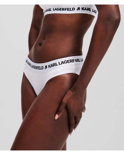 Culottes Avec Logo – Lot De 3, Femme, Taille Karl Lagerfeld en coloris White