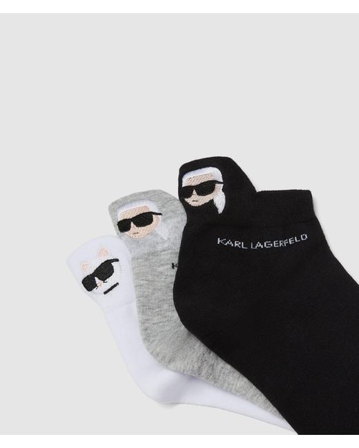 Karl Lagerfeld Metallic Ikon Socks for men