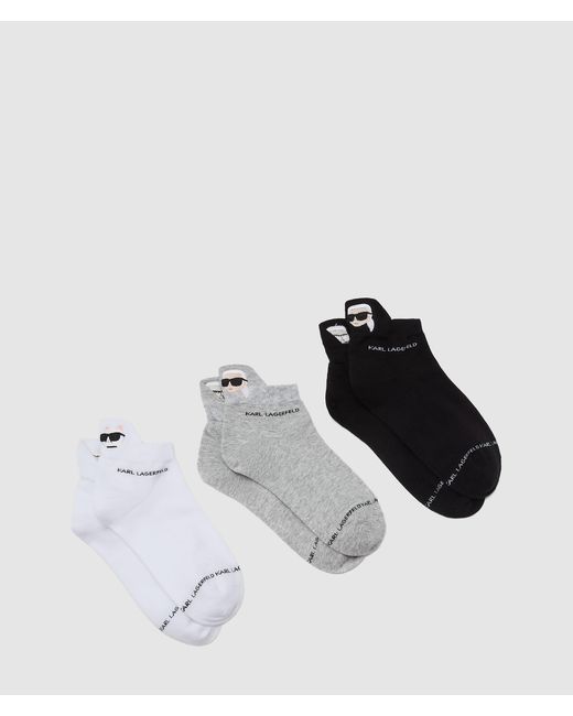 Karl Lagerfeld Metallic Ikon Socks for men