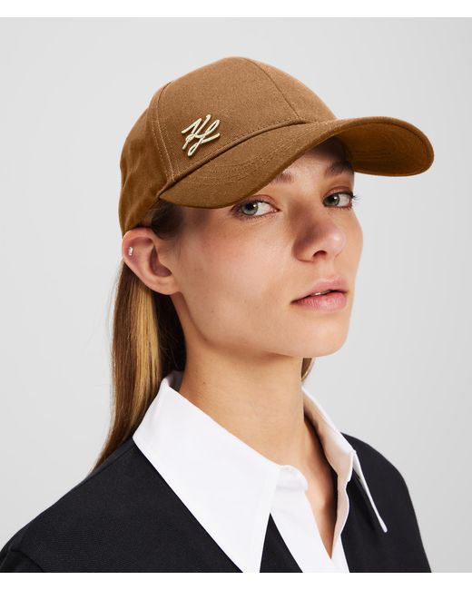 Karl Lagerfeld Brown K/autograph Pin Cap