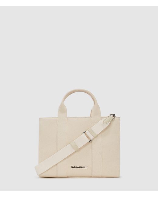 Karl Lagerfeld Natural Ikon Choupette Medium Tote Bag