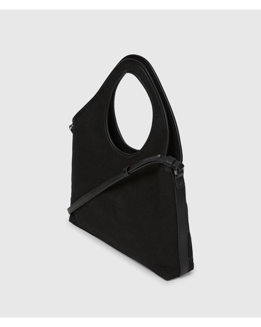 Karl Lagerfeld Black Exclusive K/Autograph Rhinestone Small Tote Bag
