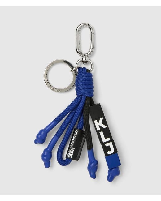 KL Jeans Blue Cord Keychain, Multicoloured for men