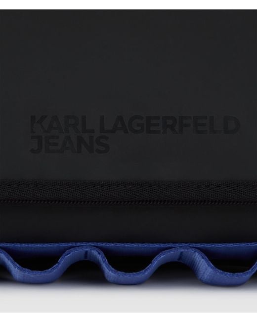 KL Jeans Black Strap Wash Bag for men