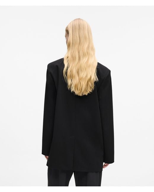 KL Jeans Black Denim Panel Blazer