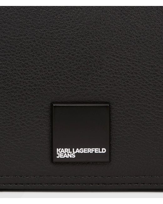 KL Jeans Black Box Logo Camera Bag