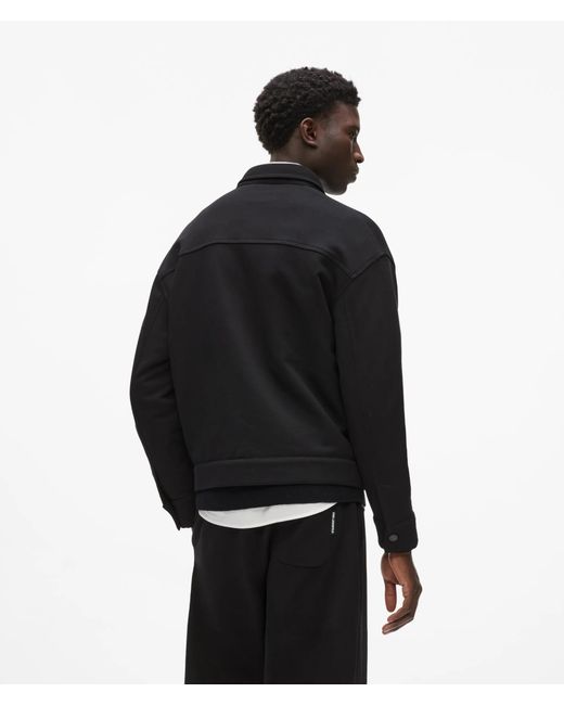 Karl Lagerfeld Black Sweat Overshirt for men