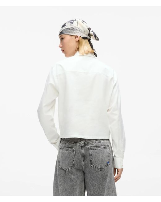 KL Jeans White Logo Oxford Shirt