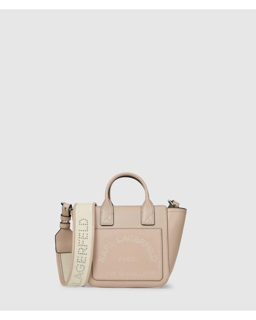 Karl Lagerfeld Natural K/Daily Mini Pocket Tote Bag