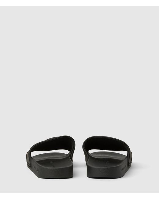 Karl Lagerfeld Black Ikon Nft Kondo Slides for men