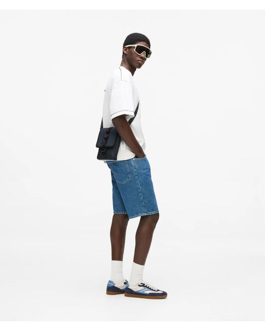KL Jeans Beschichtete Reporter-Tasche, Herren, Größe in Blue für Herren