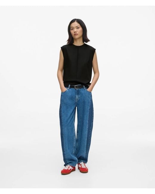 KL Jeans Black Seam Detail Tank Top