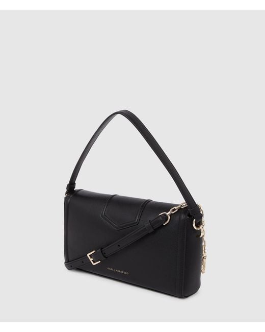 Karl Lagerfeld Black K/Nova Medium Crossbody Bag