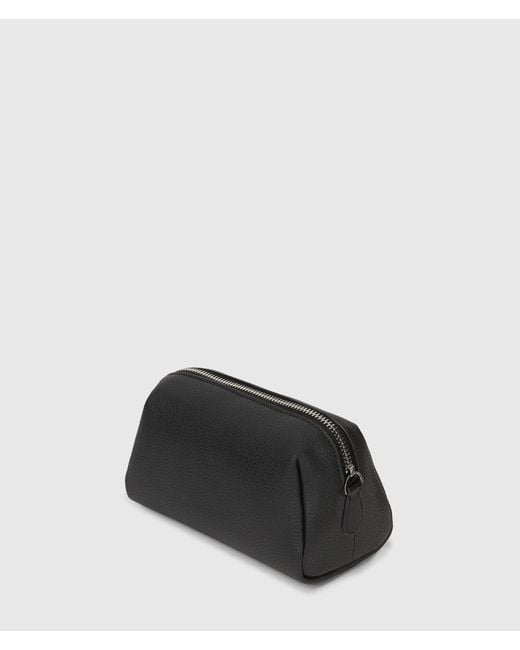 Karl Lagerfeld Black Ikon Pebble Vanity Case