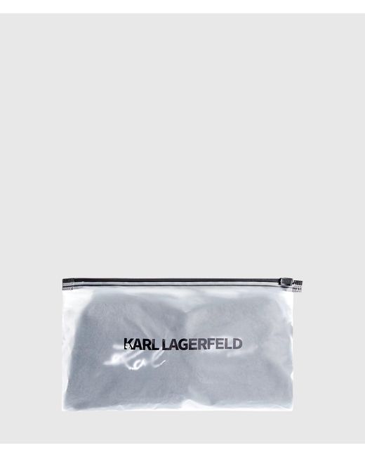 Karl Lagerfeld Black Signature Fluffy Socks