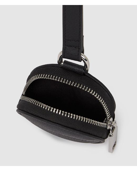 Karl Lagerfeld White Rue St-Guillaume Leather Pouch On Strap for men
